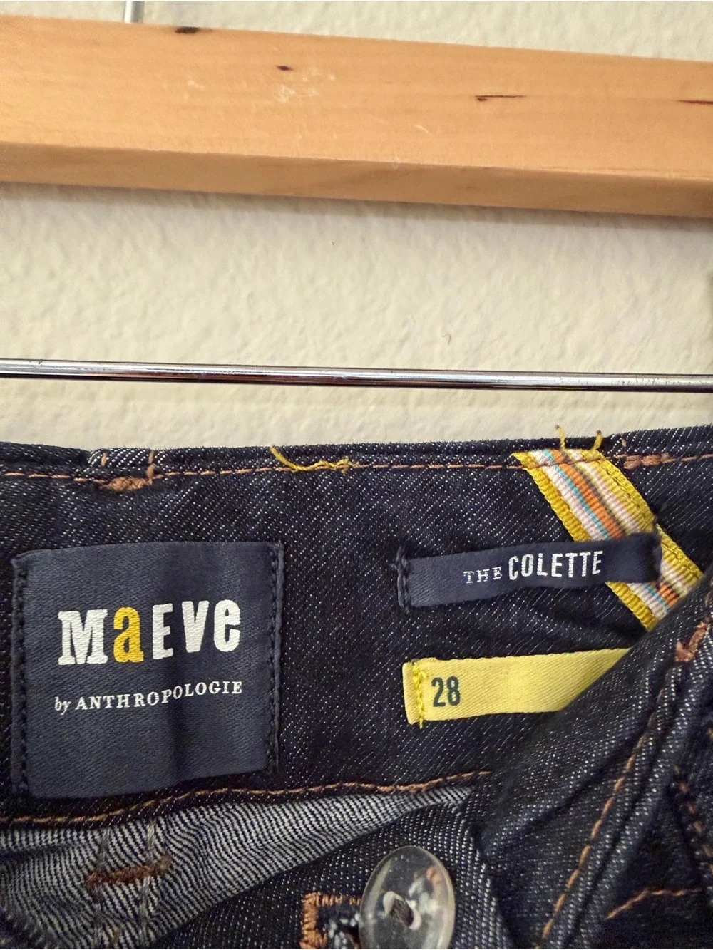 Maeve Colette High-Rise Wide-Leg Cropped Jeans SZ 28 - Picture 10 of 10